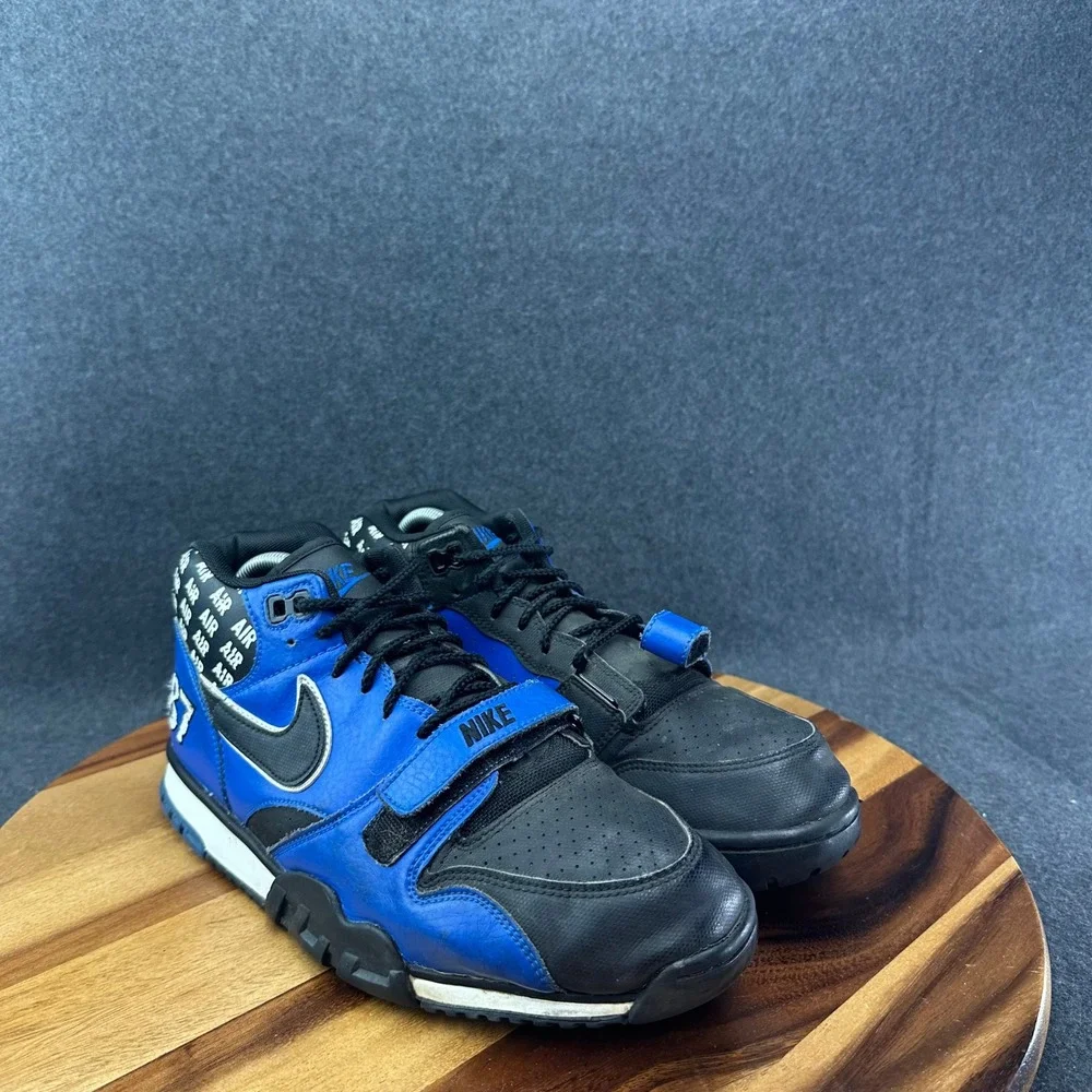 Nike Air Trainer 1 Mid SOA Blue Black Men's Sneakers Sz 10 87 X AQ5099-400